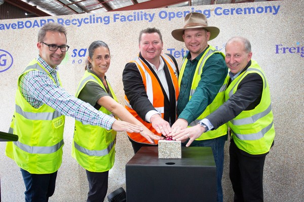 Packaging waste innovator saveBOARD has opened its first recycling facility in Australia in Warragamba, Sydney’s southwest
