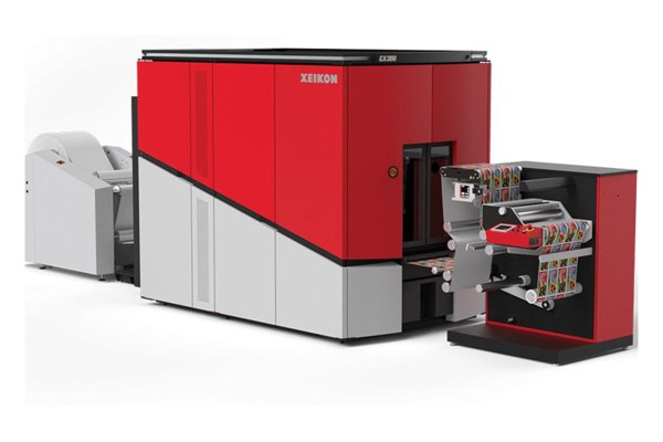 Xeikon’s Eco toner is available for the company’s CX300 (pictured) and CX500 Cheetah series presses