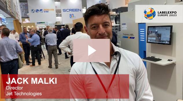Log of Jack Malki of Jet Technologies about new Screen equipment available at Labelexpo Europe 2023