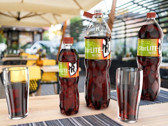 Sidel has expanded its Star Lite portfolio by launching StarLITE R, a 100 per cent rPET bottle that helps carbonated soft drink (CSD) packaging producers embrace material circularity